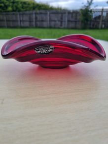 Vintage Italian Murano art glass platter