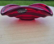 Vintage Italian Murano art glass platter