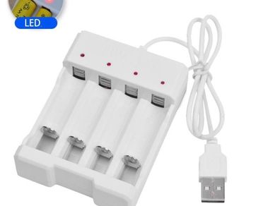 USB Output Battery Charger For AA / AAA Battery Universal Rechargeable Battery Quick Charge Adapter