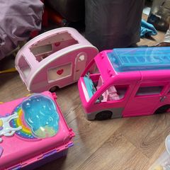 barbie toys and polly pocket