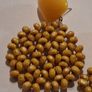 Retro Yellow Geo Floral Round Lattice Earrings Image 4