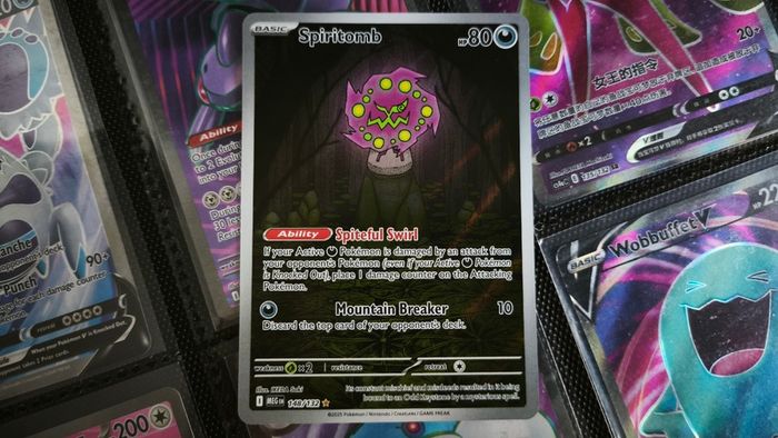 Spiritomb ! Illustration Rare ! from Mega Evolution Set ! 2025 ! Pokemon Card !