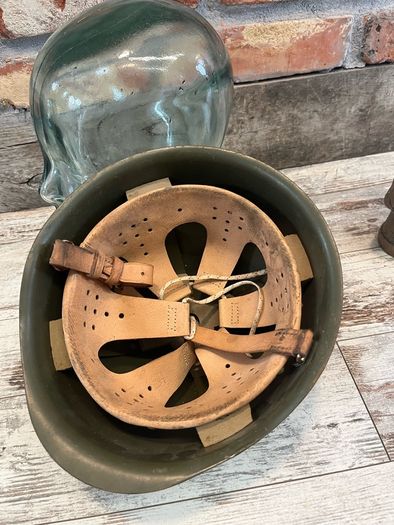 vintage army helmet