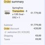 Springfree 13ft x 8ft Oval Trampoline (O92) - only 4 months old. As good as new Image 7