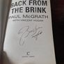 Paul McGrath Signed Book - Back From The Brink (2006 1st Edition Hardback) Image 3