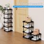 6 Tier Narrow Shoe Rack Storage Stand Slim Space Stackable - Brand New Sealed Image 4
