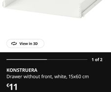 Ikea Stuva Grundlig   Draw Without Front