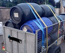 Plastic barrels
