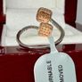 Gold 9K Rose Gold SGL Certified Natural Pink Diamond & White Diamond Image 7