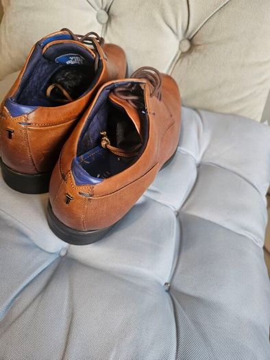 Ted Baker Mens Brown Leather Dress Shoes
