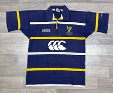 Vintage 2001 Canterbury Leinster Rugby Training Jersey Shirt Mens Medium