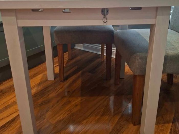 Ikea White Nordviken Drop-Leaf Table