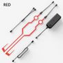 New Motorcycle Helmet LED Warning Lights Night Riding Helmet Motor Cold Light Strip EL Waterproof Sticker 4 Flashing Accessories Image 2