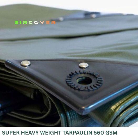 Super Heavy Weight Tarpaulin 5m x 8m  560 gsm PVC