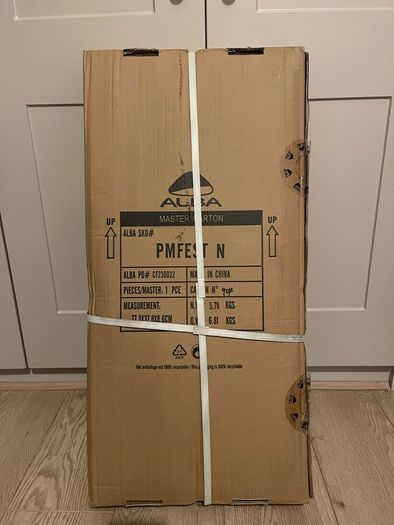Alba Festival Coat Stand 350x350x1870mm Black