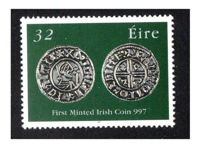 1997 Ireland Irish Coin Stamp Commemorative Mint Never Hinged (MNH)
