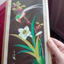 A Pair of mid century painted silk panels Image 10