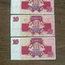 Rare 1992 Latvian Ruble Banknotes Collectible Set of Three Image 2