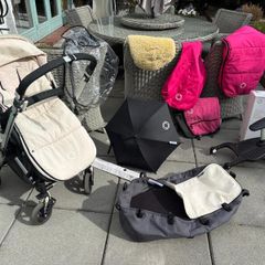 Bugaboo Cameleon Complete Bundle | Bassinet | Wheeled Board | Genuine Accessories