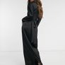 Asos Satin Wrap Front Dress Image 3