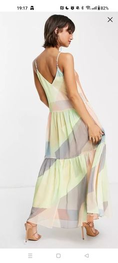 Asos tiered cami dress