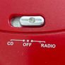 Bench Portable CD Player with Radio, Model KH222, Red, in new condition and working great Image 9