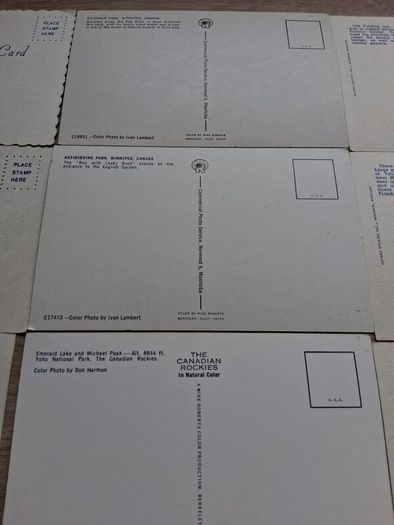 33 x USA And Canadian Mid Century Postcards