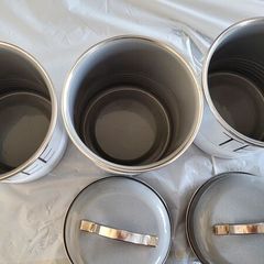 Coffee, tea, sugar tins