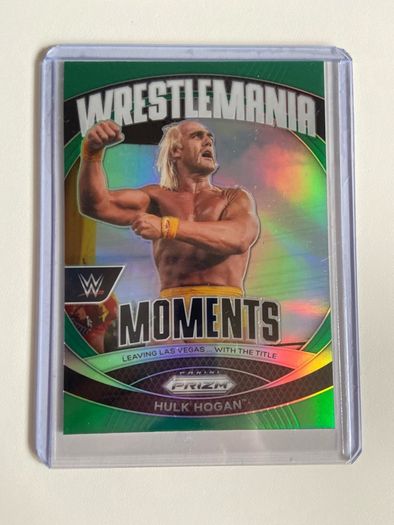 WWE Hulk Hogan Panini Green Prizm 2024