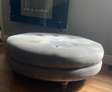 Large round ottoman