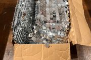 60 Silver Clip-Together Shimmer Wall Panels