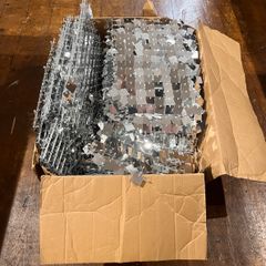 60 Silver Clip-Together Shimmer Wall Panels