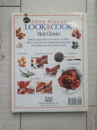 Vintage Anne Willans Look and Cook Meat Classics Hardback Book 1992