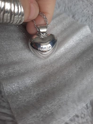 fab chunky heart necklace by ricarda M