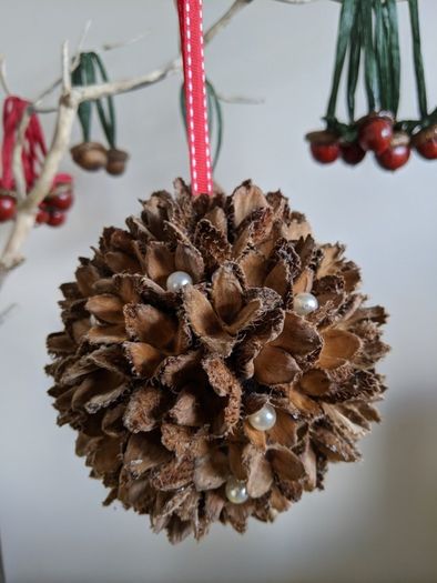christmas beech baubles