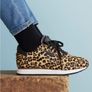 Woden Leopard Pony Trainers Image 2