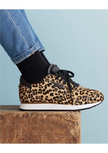 Woden Leopard Pony Trainers