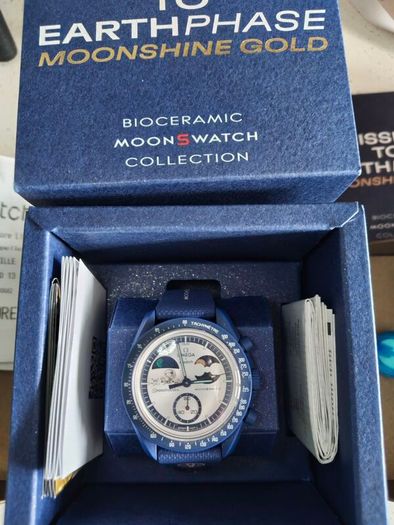 Swatch moon watches