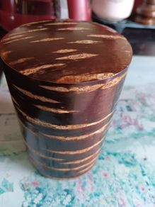 Antique tea caddy