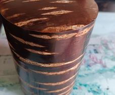 Antique tea caddy