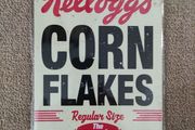 Tin Metal Sign Kellogg's Corn Flakes