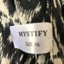 Mystify black & white print top size 16 Image 7