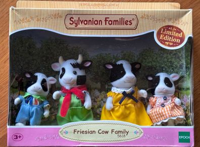 Sylvanian Families Friesian Cow Family 5618