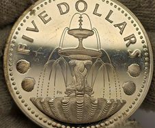 Barbados 1973 Silver Proof Five 5 Dollars