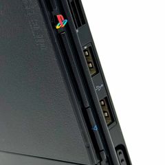 PlayStation 2 Slim in Black with Official Sony Controller
