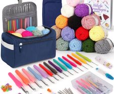 Brand New Coopay 73-Piece Crochet Set for Beginners with Yarn and Accessories