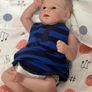 Reborn Dolls 17inch 46cm Reborn Baby Dolls Reborn Toddler Dolls Lifelike Real Soft Touch Maddie with Hand-Drawing Hair Handmade Doll Xmas Gift (FREE POSTAGE) Image 2