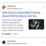 Toyota Aqua Tein coilovers Image 10