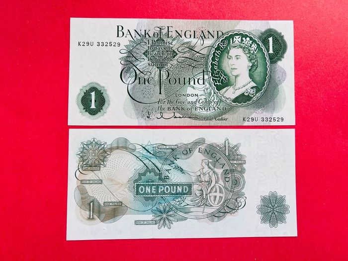 Great  Britain  1 Pound  1962  Pick  374c  (UNCIRCULATED )