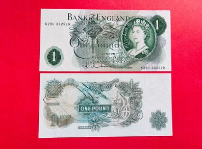Great  Britain  1 Pound  1962  Pick  374c  (UNCIRCULATED )